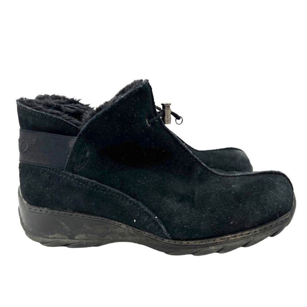 Sporto Black Suede Boots Womens 7.5